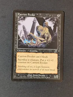 MTG - 1x Carrion Feeder - Scourge - Light Play - Vintage - Magic The Gathering - Image 2