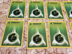 Pokemon Energy Cards WOTC Base Set, BS2, NEO genesis Grass Phychic Water 20 Lot - Image 2