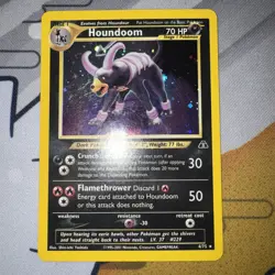 Pokemon TCG Houndoom Neo Discovery Rare Holo Foil Card 4/75 Unlimited - Image 1