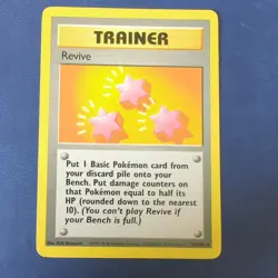 Pokemon Card - Revive Trainer - Base set - Image 1