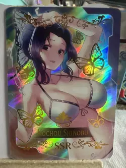 KOCHOU SHINOBU Goddess Story Anime Waifu Card Girl Foil Doujin Holo ACG - Image 1