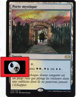 Mystic Gate French Mtg MISPRINT Hybrid cost Misprinted. "Porte mystique" - Image 1