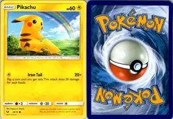 PIKACHU 28/73 C SHINING LEGENDS POKEMON LP - Image 3