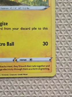 Pokemon TCG Pikachu 7/15 Holo McDonald's 2022 Promo Pokemon Card - Image 4