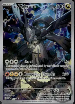 N's Zekrom - 031 031 Holo P ME: Mega Evolution Promo Pokemon Holo NM/M - Image 3