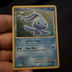 Pokemon Manaphy 4/12 Manaphy Trainer Kit Holo 2007 - LP🌀 - Image 1