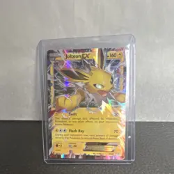 Pokemon Jolteon EX Full Art Ultra Rare Holo Generations 160 HP 28/83 - Image 1
