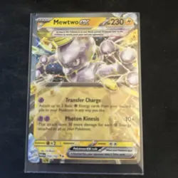 Pokemon TCG SV-Paradox Rift Mewtwo ex #58/182 Double Rare - Image 1