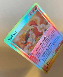 Pokemon Torkoal 12/97 Rare Holo Reverse EX Dragon Eng - Image 2