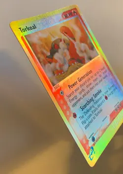 Pokemon Torkoal 12/97 Rare Holo Reverse EX Dragon Eng - Image 5