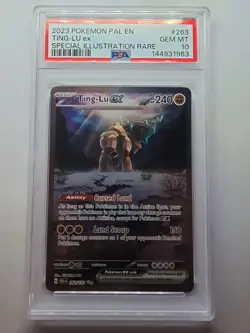 Ting-Lu EX 263/193 Pokemon TCG Paldea Evolved Special Illustration Rare PSA 10 - Image 1