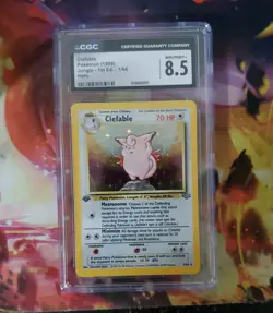 Clefable Holo 1/64 1999 Pokemon Jungle 1st Edition CGC 8.5 NM/Mint+ - Image 1