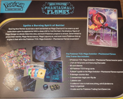 Phantasmal Flames Elite Trainer Box ETB Pokemon TCG New Factory Sealed - Image 2
