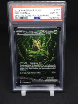 2023 Pokemon Paldea Evolved Wo-Chien EX SIR 257/193 PSA 10 - Image 1