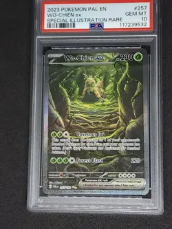 2023 Pokemon Paldea Evolved Wo-Chien EX SIR 257/193 PSA 10 - Image 2