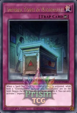 1st ed Imperial Tombs of Necrovalley rare MAGO-EN089 Yugioh - Image 1