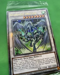Yu-Gi-Oh! Stardust Dragon TN23-EN016 Quarter Century Secret Rare Ltd Ed Sealed - Image 2