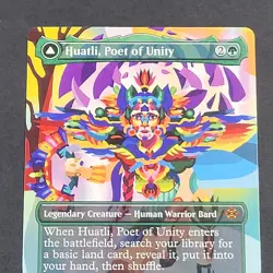 MTG - 1x Huatli, Poet of Unity - Lost Caverns of Ixalan - NM Borderless - 2023 - Image 5