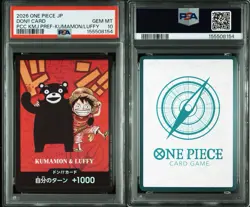 PSA 10 - Luffy & Kumamon DON!! Card Promo One Piece Japanese Kumamoto Prefecture - Image 3