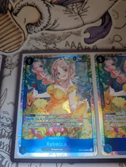 3x Rebecca OP15-053 SR Adventure on Kami's Island One Piece TCG Playset - Image 3