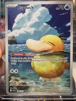 Pokemon TCG Psyduck Illustration Rare 226/217 – Ascended Heroes – Near Mint/Mint - Image 1