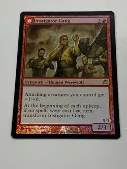 MTG - 1x Instigator Gang - Innistrad - NM - Foil - Rare - Magic the Gathering - Image 3