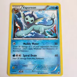 Vaporeon (2012) - 25/108 - Black & White: Dark Explorers - Pokemon Card - Image 1