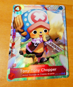 ONE PIECE FRANCAISE CARD HOLO GAME CARTE TONY CHOPPER ST21-008 Alt FR MINT - Image 1