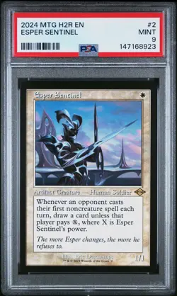 2024 MTG MODERN HORIZONS 2 TIMESHIFTS #2 ESPER SENTINEL PSA 9 - Image 1
