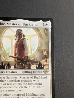 MTG - 1x Saradoc Master of buckland - NM Pack Fresh LOTR: Tales of Middle Earth - Image 4