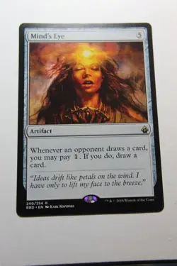 MTG Mind's Eye x1- -Battlebond-Lightly Played - Image 1