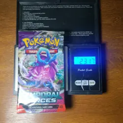 Heavy 23.17g Pokemon Tcg temporal forces Booster Pack Factory Sealed New - Image 1