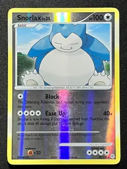 Snorlax 37/130 Diamond & Pearl Reverse Holo NEAR MINT 2007 Pokemon TCG - Image 1