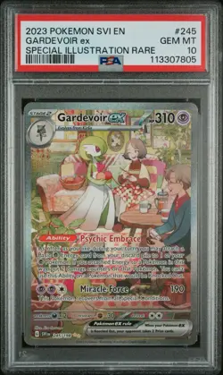 2023 POKEMON SVI EN-SCARLET & VIOLET GARDEVOIR EX #245 SIR PSA 10 - Image 1