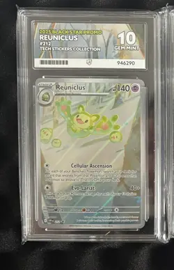 Pokemon Reuniclus TCG SVP 212 Black Star Promo Illustration Rare Ace 10 - Image 1