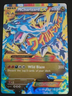 Pokemon M Charizard EX Flashfire Secret Rare Holo 108/106 230 HP Mega Evolution - Image 1
