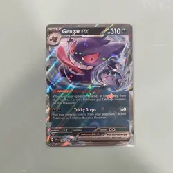 Pokemon SV05: Temporal Forces Gengar EX Double Rare Holo Card 104/162 - Image 1
