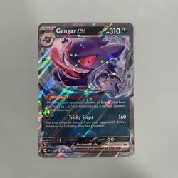 Pokemon SV05: Temporal Forces Gengar EX Double Rare Holo Card 104/162 - Image 3