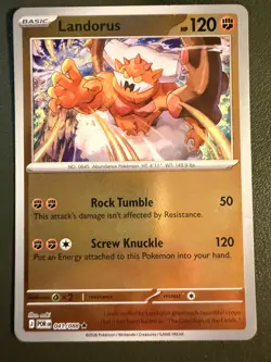Pokemon TCG Landorus 41/88 Perfect Order ME3 Reverse Holo NM - Image 1