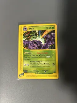 Pokemon Card - Muk Aquapolis 23 Rare - Image 1