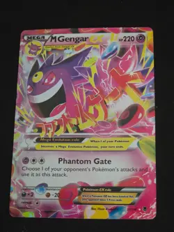 Pokemon Card TCG M Gengar EX 35/119 Ultra Rare Holo XY Phantom Forces Mega 2014 - Image 1