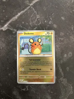 Dedenne 029/088 Reverse Holo Pokemon Card TCG English - Image 1