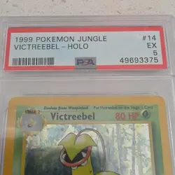 Pokemon Victreebel Jungle Holo Rare PSA 5 14/64 1999 English Unlimited - Image 4