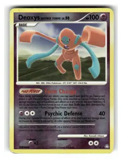 Deoxys Defense Forme 25/146 Rare Legends Awakened Pokemon Reverse Holo MP - Image 1