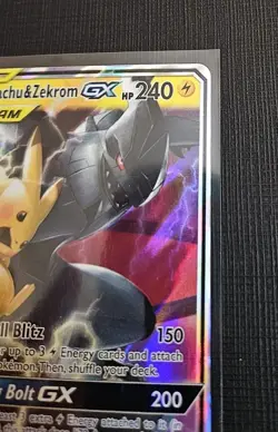 pokemon 2019 pikachu zekrom tag team gx 33/181 mn-m+ - Image 3