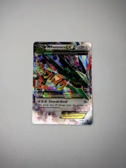 2015 Pokemon M Rayquaza EX Roaring Skies Ultra Rare Full Art #76/108 NM-LP - Image 1