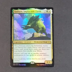 MTG 1x Yasharn, Implacable Earth - Zendikar Rising - NM Foil Magic The Gathering - Image 2