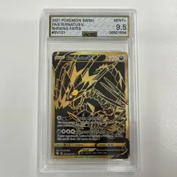 Pokemon Eternatus V SV121 Shining Fates Shiny Vault Holo AGS 9.5 220HP - Image 1