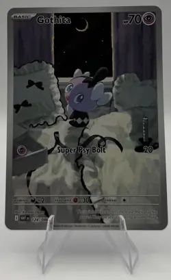 2025 Gothita #124/086 IR English White Flare Holo Pokemon Card NM/M - Image 1