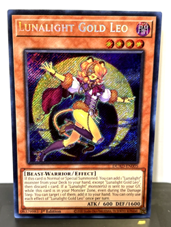 Yu-Gi-Oh! Lunalight Gold Leo DUAD-EN005 Secret Rare 1st Edition - Image 1